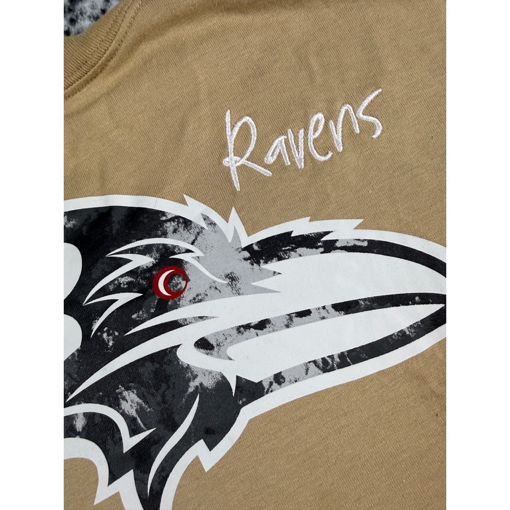Nike Baltimore Ravens NFL Mens Tan Embroidered Graphic T Shirt Size S NWT - Picture 10 of 11